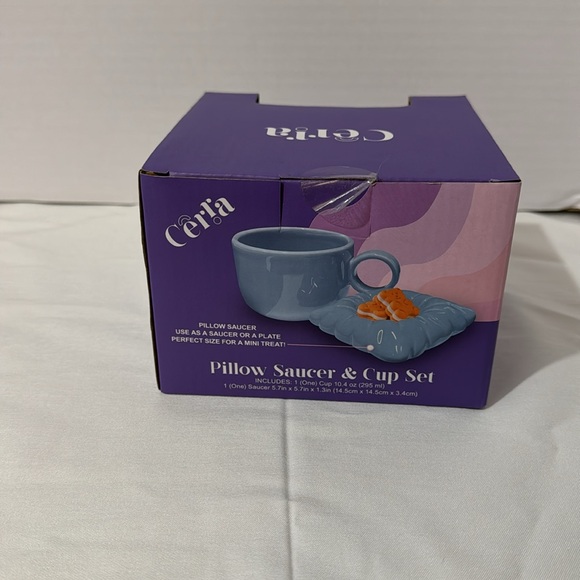 Cerra pillow saucer & cup set - Picture 3 of 6
